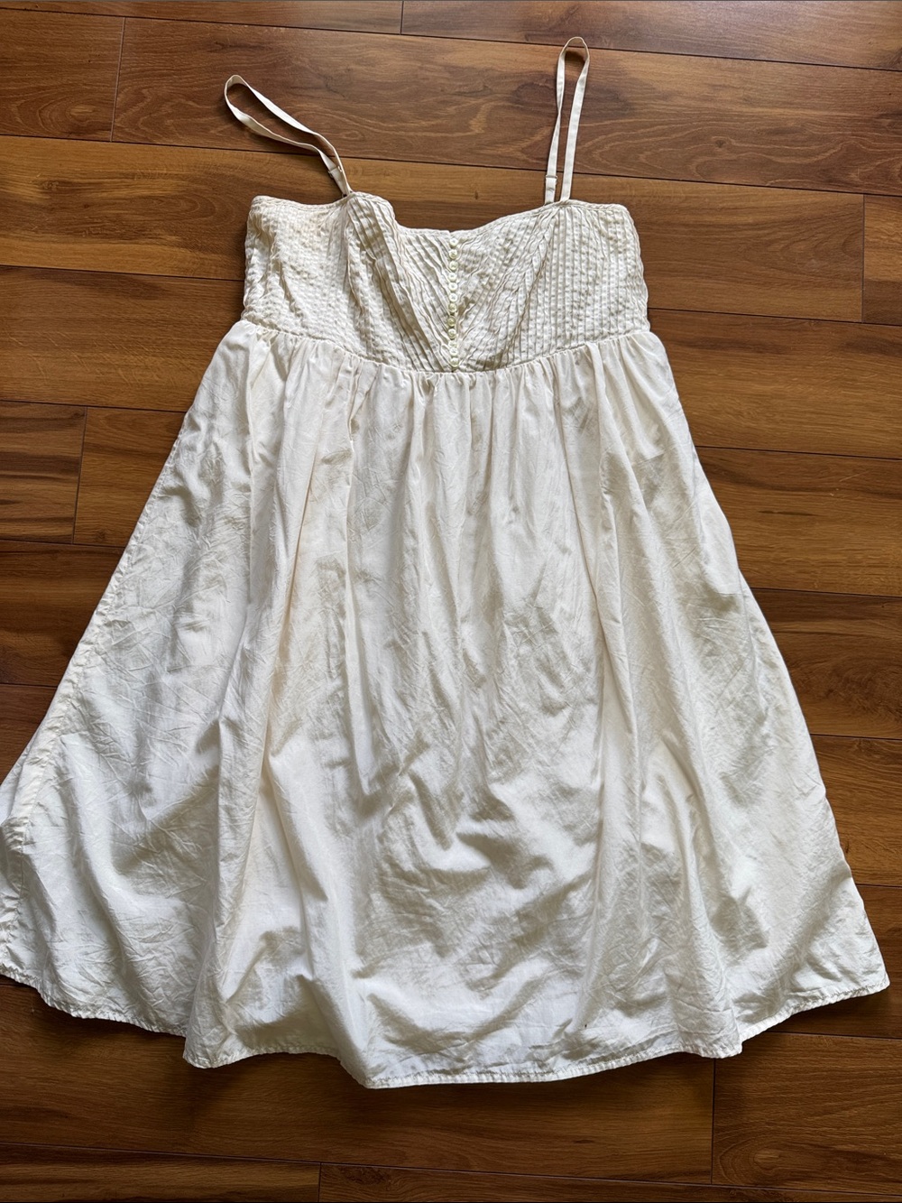Banana Republic Cream Silk Dress 12